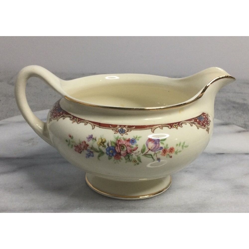 1940's Antique Eggshell Nautilus Creamer bowl Made In U.S.A. K37N4